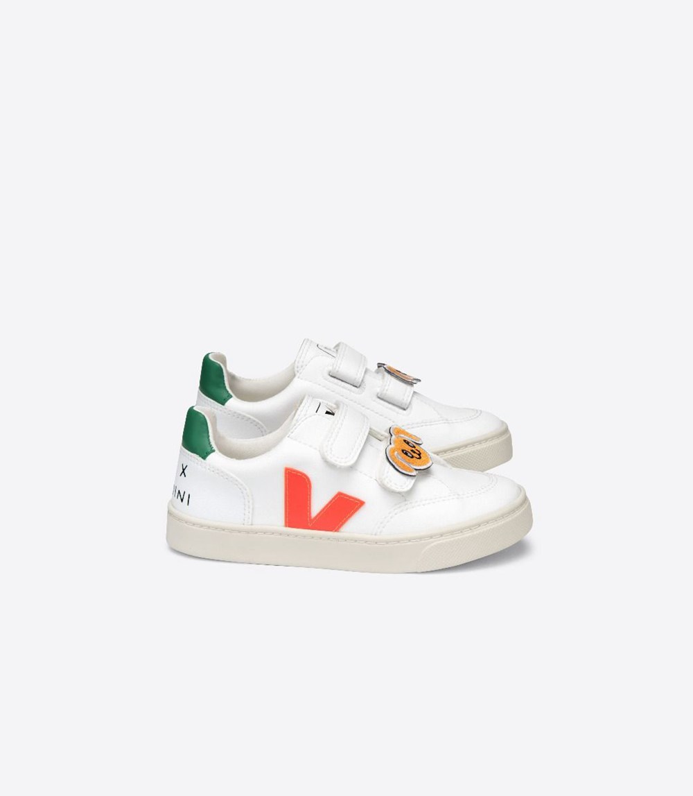 Veja Sneakers Barn - V-12 Velcro Cwl - Vita - 502786-FRO